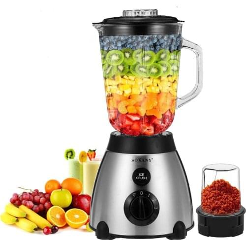Powerful Stationary Heavy Duty Blender Multifunctional Professional Kitchen For Smoothies High Speed Juicer Mixer Food Processor