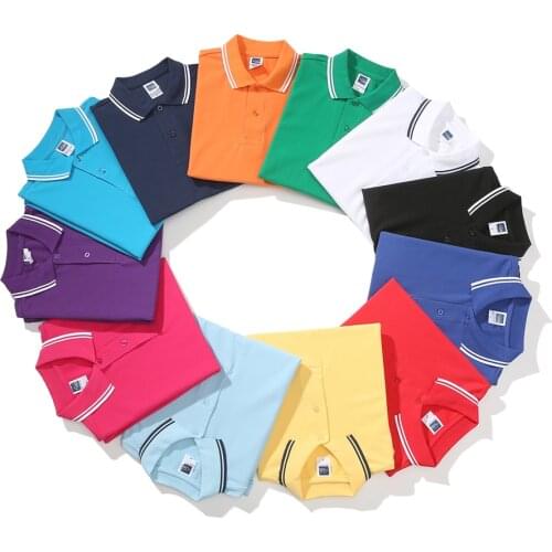 Men Summer Cotton Polo Shirt Fashion women fashion goes with plussize Short Sleeve Polo Male Solid Jersey Breath able Unisex tee