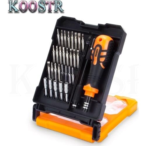 Jakemy JM-8160 33-in-1 Precision Screwdriver Set for iPhone Mobile Phone Repair Tool Kit Laptop Computer Repair Hand Tool Set