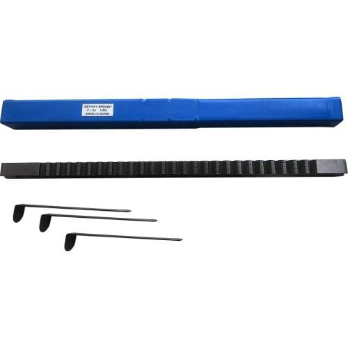 20mm HSS F Push-Type Keyway Broach with Shims American Push Knife Metric Sized CNC Keyway Cutting Tools for CNC Router