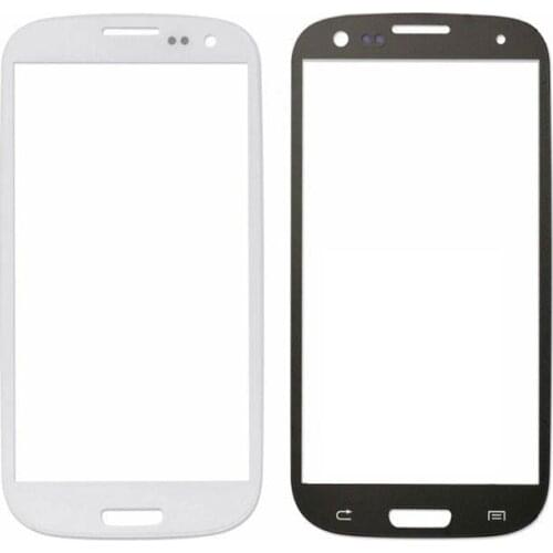 New Outer Glass Panel For Samsung Galaxy S3 Glass LCD Touch Screen Digitizer Front Lens i9300 White Blue Black Color