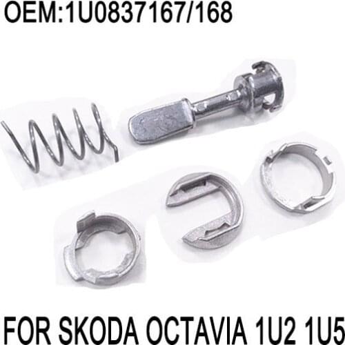 New! For SKODA OCTAVIA 1U2 1U5 Door Lock Cylinder Barrel Repair Kit Front Side