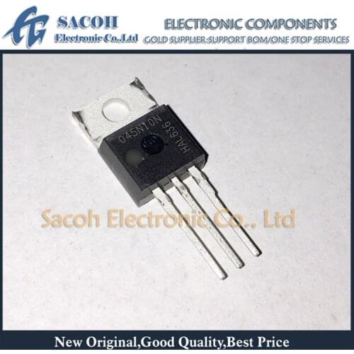 Free Shipping 10Pcs IPP045N10N3G IPA045N10N3G IPI045N10N3G 045N10N TO-220 100A 100V MOSFET Power Transistor