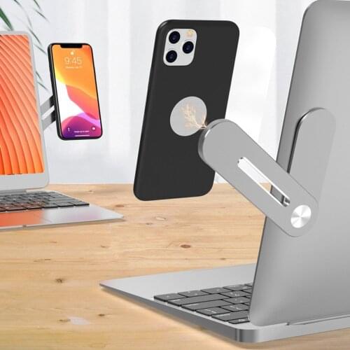 Screen Support Hoder Laptop Side Mount Connect Tablet Bracket Dual Monitor Display Clip Adjustable Phone Stand Holder