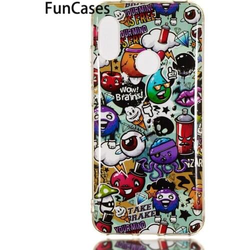 Dog Soft TPU Cover For estuche Xiaomi Pocophone F1 Geometric sFor Xiaomi telefoon A2 Lite 8 Case Phone Cover Protection