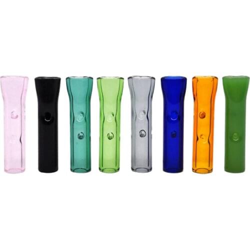 Glass Filter Small Cigarette Holder Pipe Filter Smoking Pipe Portable Tobacco Pipe Smoke Mouthpiece Cigarette Holder