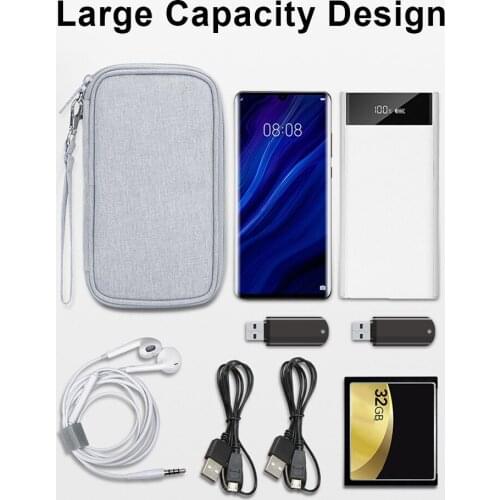 Large-capacity Storage Bag Charging Headset Data Cable Storing Convenient Organizer Boxes for Collect Treasure U disk Memory