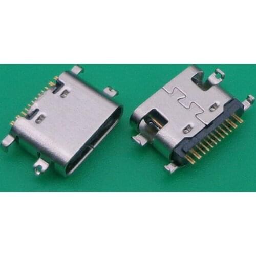 100pcs high quality for Umidigi s2 micro mini usb jack 16-pin type-C connector socket charging replacement repair parts