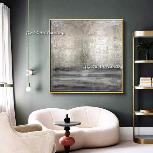 100% Handmade Thick Texure Oil Painting For dining Room Corridor Decoration Art Abstract Landscape Oil Painting