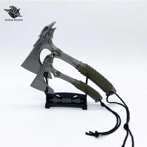 Apex Raven Bite Bloodhound Heirloom Metal Axe Model Hero Legendary Melee Weapon Replica Game Collection Gift
