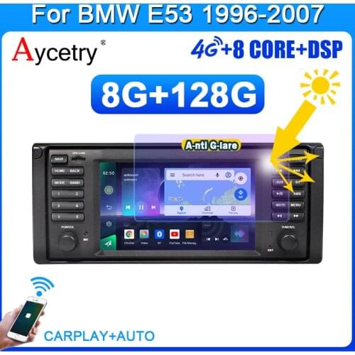 PX6 2 din Car radio intelligent system android 10 screen For BMW E53 X5 5 Series E39 M5 1996-2007 2DIN video players Multimedia
