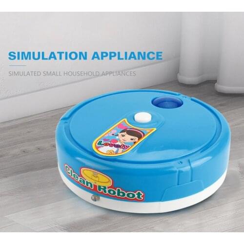 Pretend Play Vacuum Cleaner Toys Kids Cleaning Furniture Tools Mini Simulation Sweeping Robot Vacuum Clean Toy