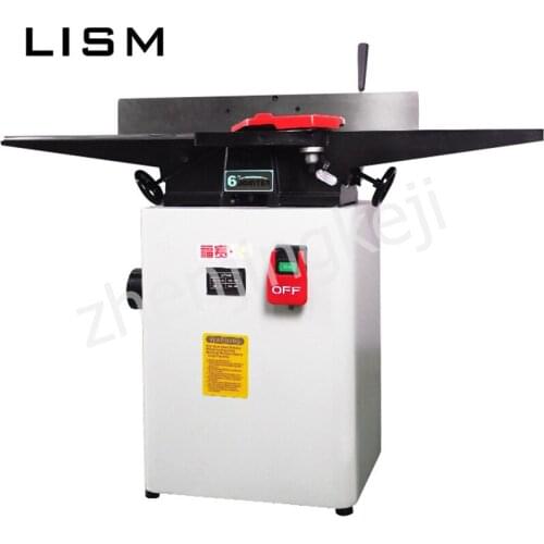 Multifunctional Small Planer High Speed Desktop High Power Plane Planer Woodworking 6 Inches Adjustable Automatic Chip Removal