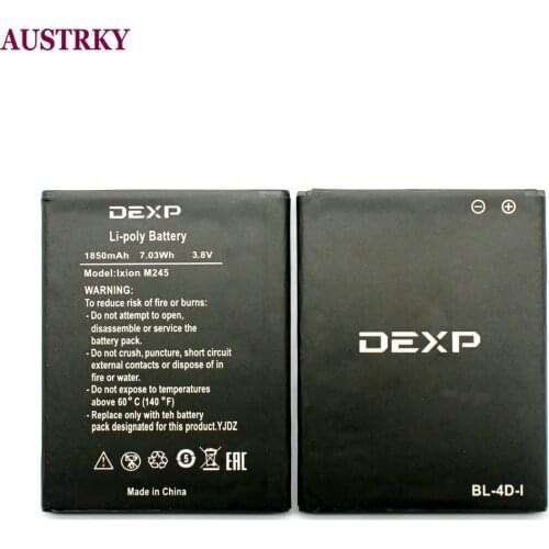 New 1850mAh battery Replacement for DEXP Ixion M245 Mobile phone+ Tracking Code