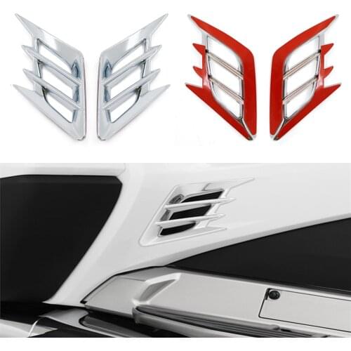 Motorcycle Side Panel Vent Accent Fairing Trim For Honda Goldwing GOLD WING 1800 GL1800 2018 2019 2020Chrome accessories