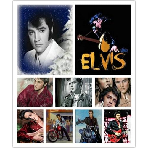 Full square drill 5d diy diamond painting Elvis Presley portrait 3D diamond mosaic crafts decorative painting