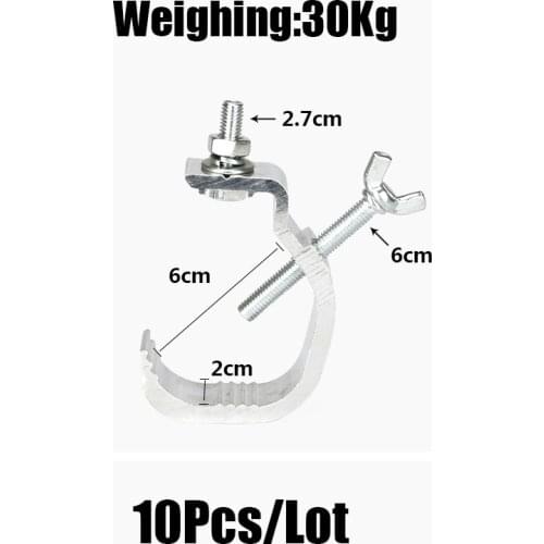 Professional Hook For Stage Light Led Par Aluminum Crook Mini Led Moving Head Clasp Can Bear 30kg Weight For Everything