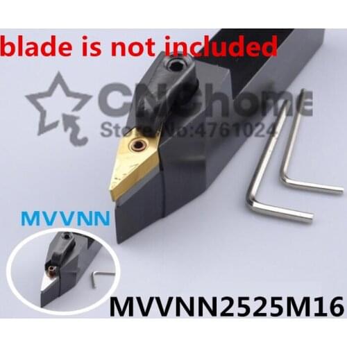 MVVNN2525M16,Metal Lathe Cutting Tools,CNC Turning Tool,Lathe Machine Tools, External Turning Tool Type MVVNN 25*25*150