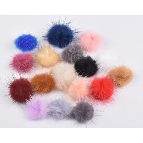 High-quality 3cm Plush Ball Shoes Clothes Baby Hairpins Rings Earrings Fitting Sewing Supplies Craf Flowers Ball