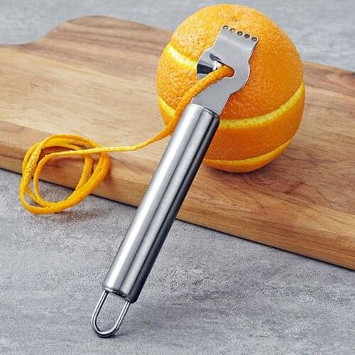 1 pcs Stainless Steel Lemon Zester Citrus Grater Lime Zest Tool Artisan Fine Chef High quality New
