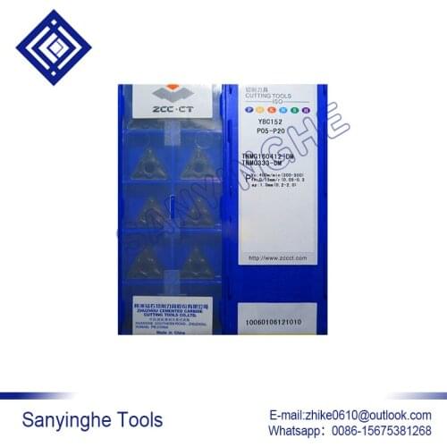 Free shipping high quality 10pcs/lots YBC152 TNMG160412-DM cnc carbide turning inserts