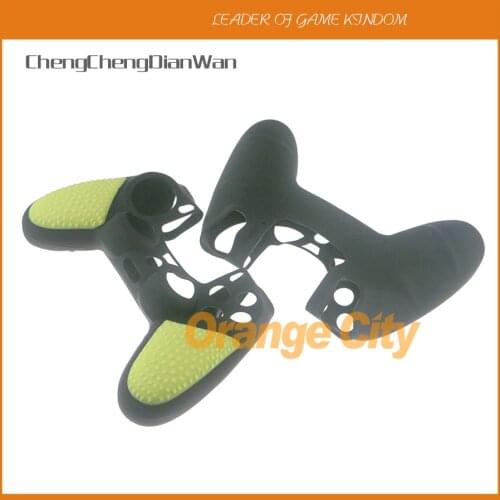 30pcs/lot Anti-slip Soft Silicone Controller Case for PlayStation 4 PS4 DS4 Pro Slim Gamepad ChengChengDianWan