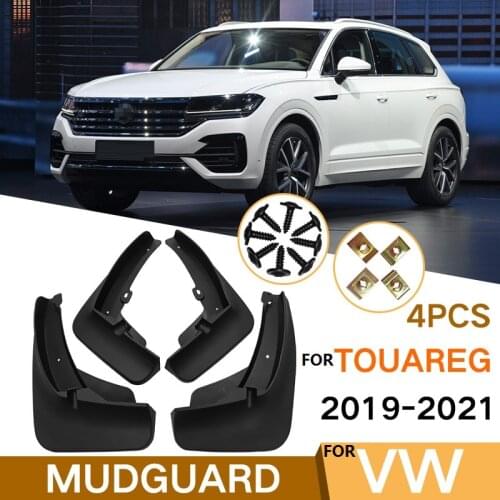 4 PCS Mudflap For Volkswagen VW Touareg 2019-2021 Front Rear Car Fender Mud Flaps Guard Splash Flap Mudguards Accessories