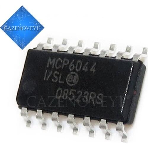 5pcs/lot MCP6044-I/SL MCP6044 MCP6024-I/SN MCP6024 SOP-14 In Stock