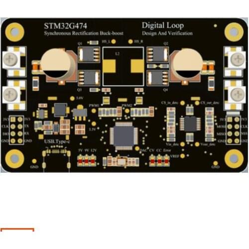STM32G474 Digital Power Development Board Buck-Boost Bidirectional Converter