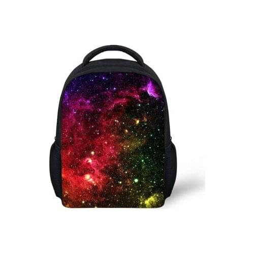 3D Children Galaxy Printed Schoolbags Kids Small Book Bags Preschool Kindergarten Bag School Bags for Girls Mochilas School Kids
