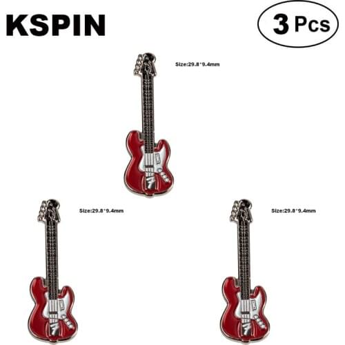 Guitar Lapel Pin Brooches Pins Flag badge Brooch Badges