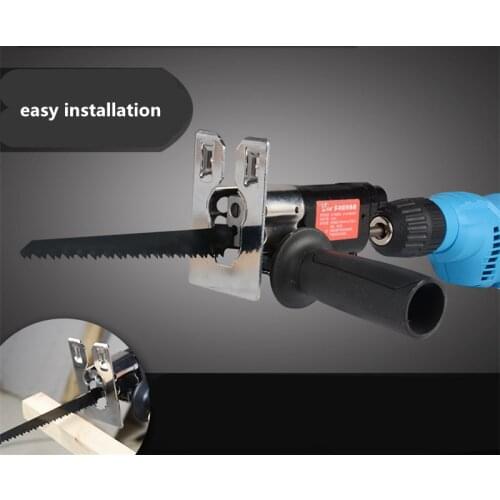 Electric drill modified electric saw electric reciprocating saw household sabre saw/ modified jig saw woodworking cutting