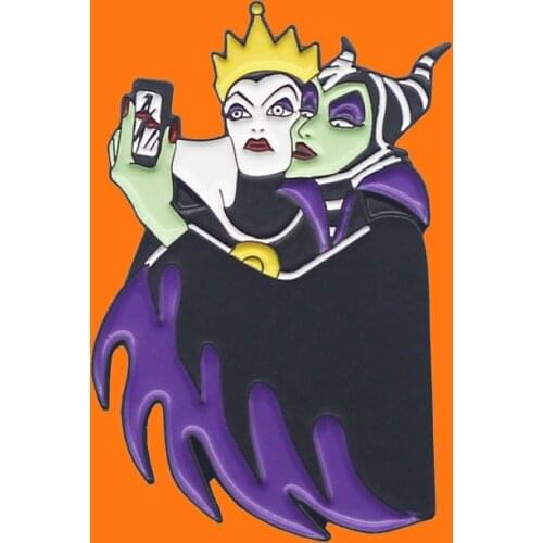 Funny Anime Movies Enamel Pins Cute Girls Metal Cartoon Brooch Hat Bag Collar Lapel Badges Men Women Fashion Jewelry Gifts