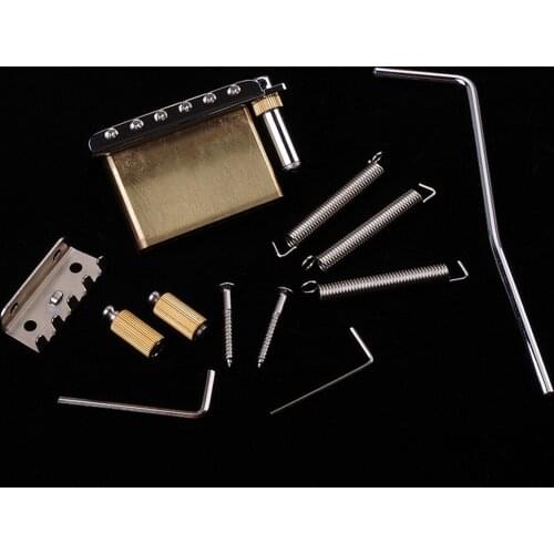 Chrome Zinc Alloy Tremolo Unit Vibrato Bridge for Electric Guitar