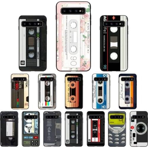 Retro Classic cassette Phone Case For Samsung A40 31 A50 A51 A71 A20S S8 S9 Plus note 20 ultra
