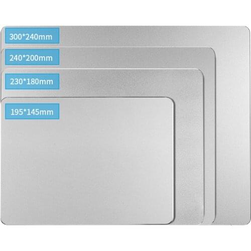 Aluminum Alloy Mouse Mat Mouse Pad anti-skid Metal Mouse Pad Ultra-thin Anti-slip Wear-resistant Scratch-resistant Mouse Pad