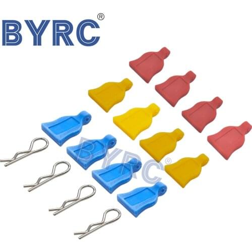 Easy to disassemble Silica gel Body Shell Clip R Pins for 1/10 RC Hobby Model Car HPI HSP Traxxas Axial Kyosho Wltoys