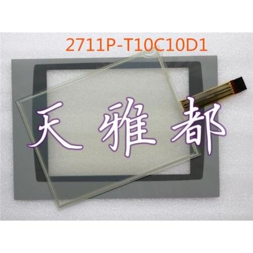 NEW PanelView Plus 1000 2711P-T10C10D1 2711P-T10C10D6 2711P-T10C HMI PLC Touch screen AND Front label Touch panel AND Frontlabel