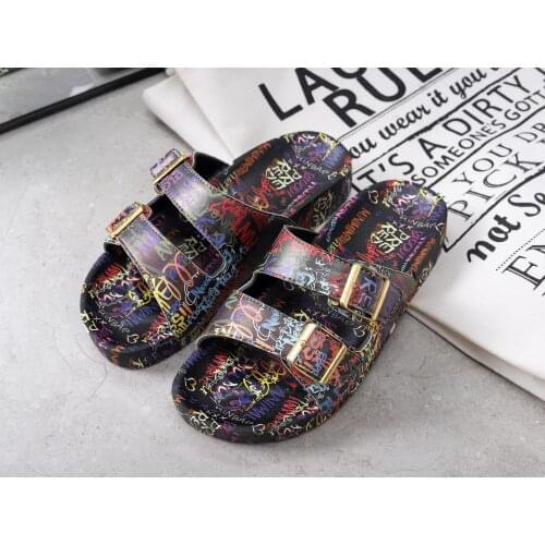 The Latest Fashion Ladies Graffiti Casual Womens Shoes