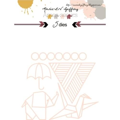 CH 2020 New Origami Metal Cutting Dies Stencils for DIY Scrapbooking/photo Album stamps Decorative Embossing DIY Paper