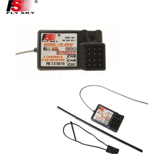 Original Flysky FS-GR3F / FS-GR3E 3CH 2.4Ghz RC Receiver with Failsafe GT3B GR3C Upgrade For FS GT3 GT2 With Failsafe Dropship