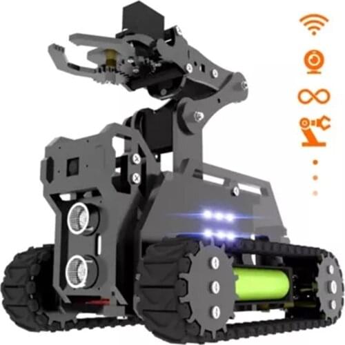 Raspberry PI 4 Generation 4B/3B Robot Tank WiFi Camera AI Video Machine Robot