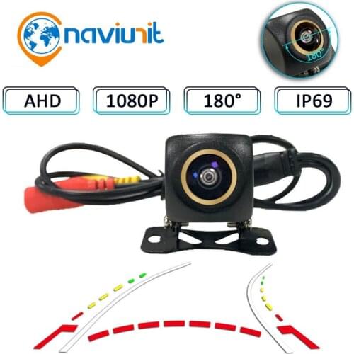 Wondefoo 180 degree 1080P AHD HD Universal Vehicle Rear view camera Night vision Reversing Waterproof Car camera