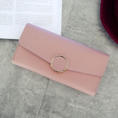 Women Long Wallets Purses Luxury Round Shap Wallets For Ladies Girl Money Pocket Card Holder Female Wallets Phone Clutch Bag