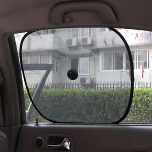 Super Quality 1 Pair Black Side Car Rear Window Sunshades Cover Mesh Visor Shield Screen Interior UV protection kids
