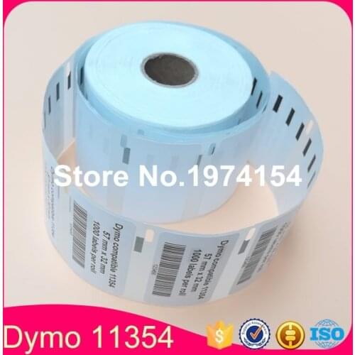 2 Rolls Dymo Compatible 11354 Label 57mm*32mm 1000Pcs Compatible for LabelWriter 400 450 450Turbo Printer SLP 440 450