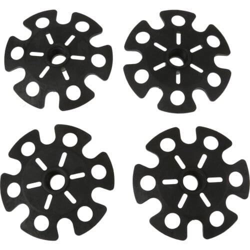 4x Replacement Rubber Snowflake Snow Basket for Hiking Trekking Poles