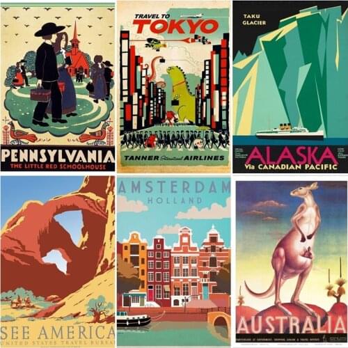 Diamond Painting travel Picture of Rhinestones Diamond Embroidery Diamond Mosaic Diamond setting diamond paint Cross Stitch kits