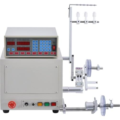 220V/110V Automatic Coil Winder Machine New Computer C Winding Machine for 0.03-1.2mm Windable wire gage 6000circles/min