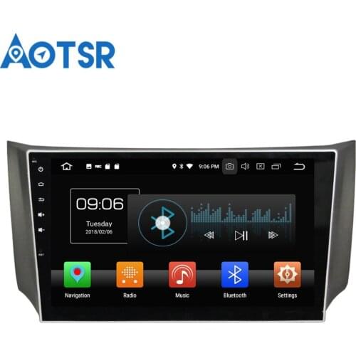 Aotsr Android 8.0 7.1 GPS navigation Car DVD Player For Nissan Slyphy 2012-2015 multimedia radio recorder 2 DIN 4GB+32GB